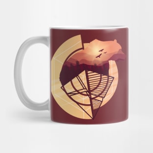 Abstract Bear Design Mug